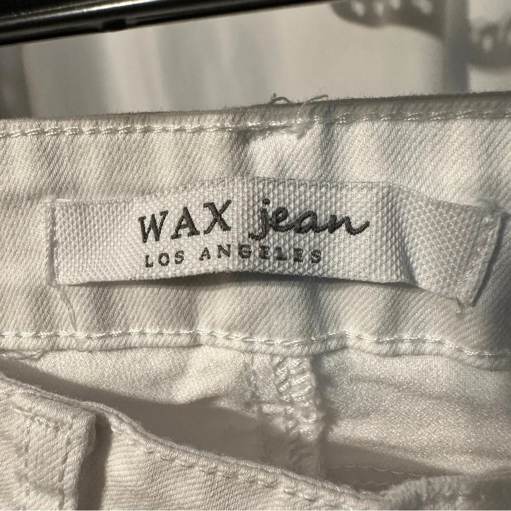 WAX Jean Los Angeles Women's White Distressed Skinny Jeans Size M 9 - Picture 12 of 14